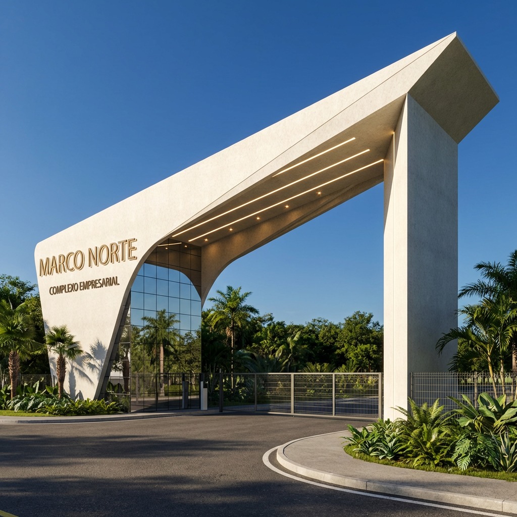 Condomínio Industrial Marco Norte, urbanismo desenvolvido pela Thainá Holz Arquitetura em Matupá, MT