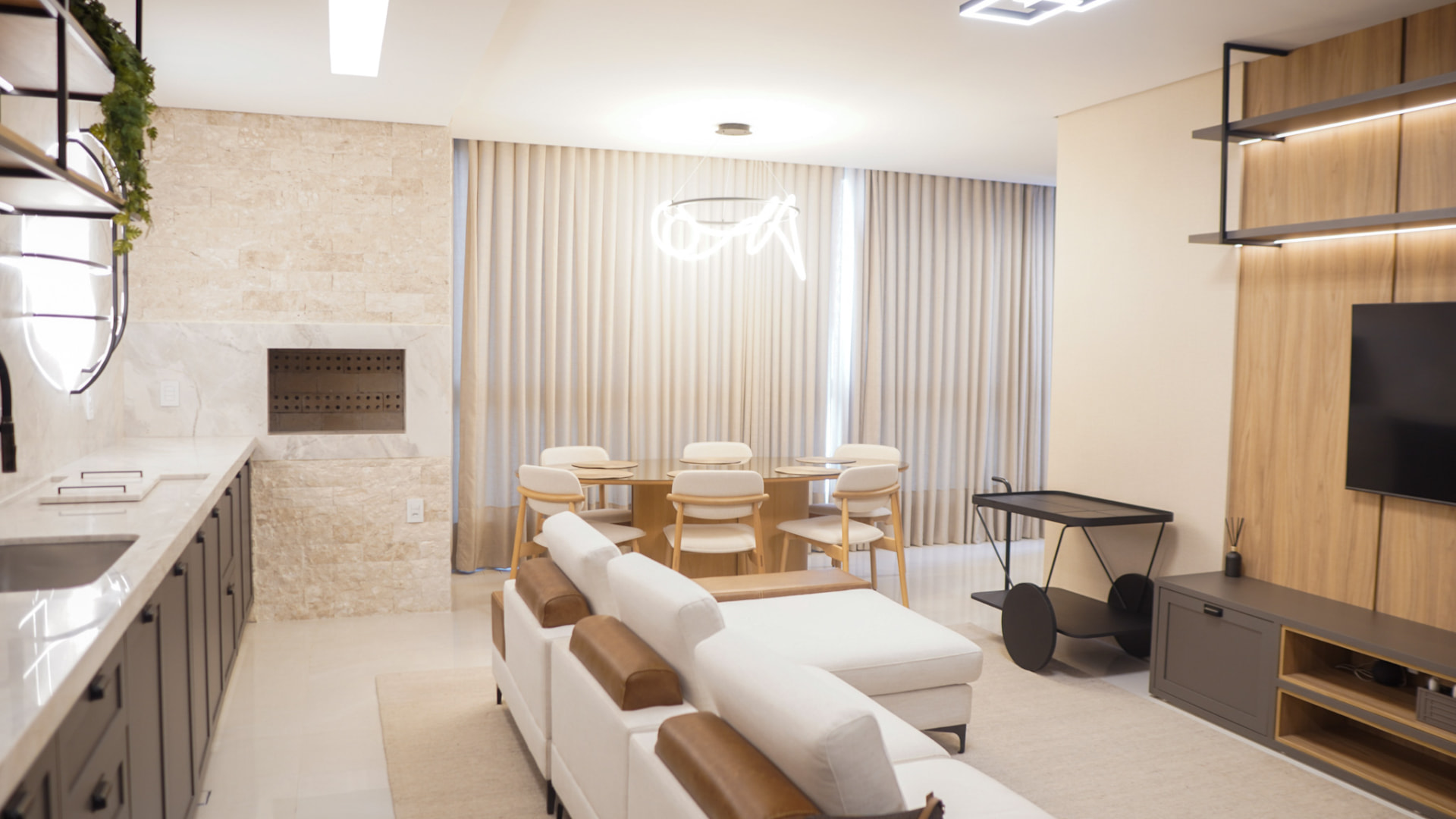 Apartamento Monte Carlo, interiores, 2024 em Edifício Monte Carlo, Nova Mutum, MT