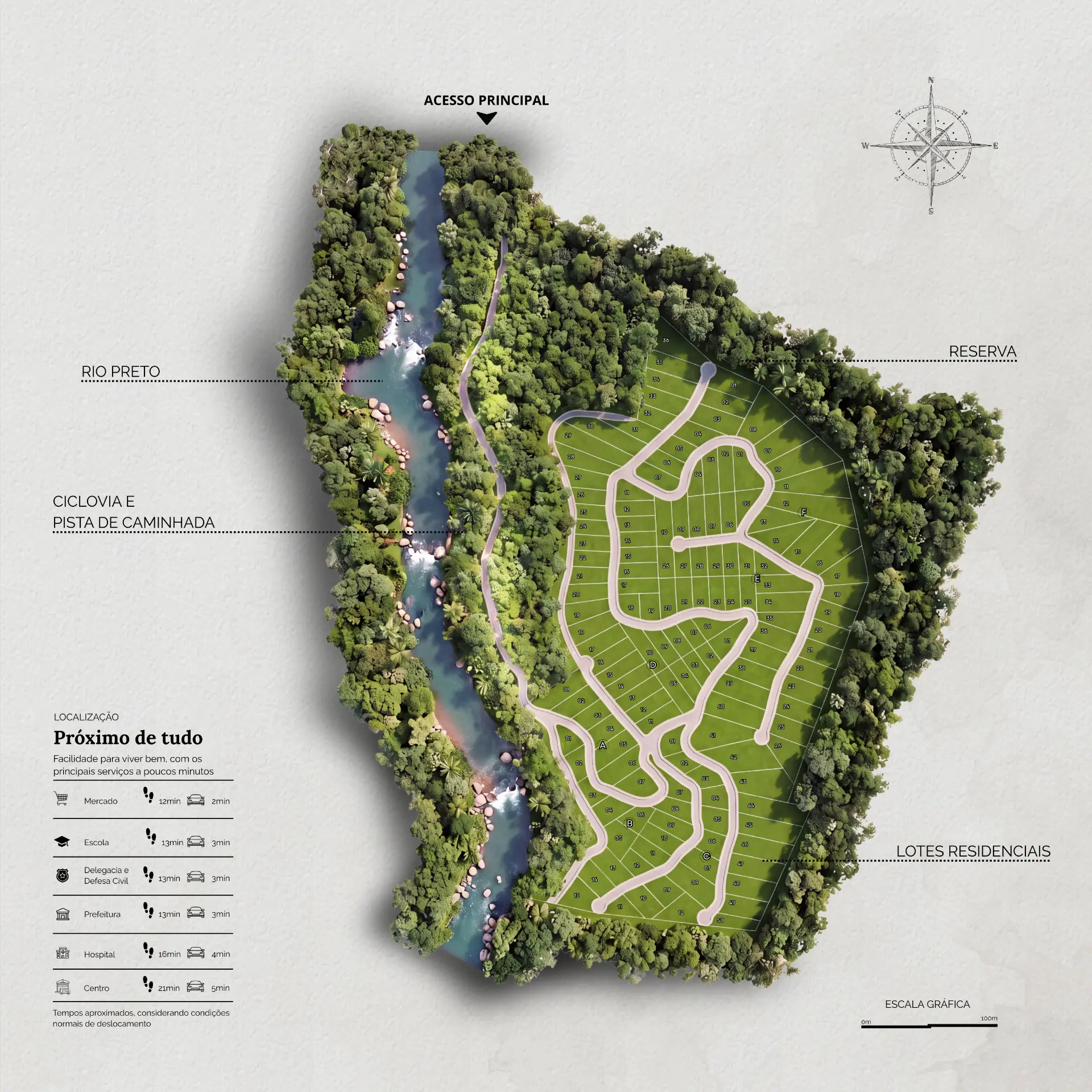 Masterplan Gráfico | Rio de Janeiro – RJ, representação gráfica de masterplan em Rio de Janeiro, RJ